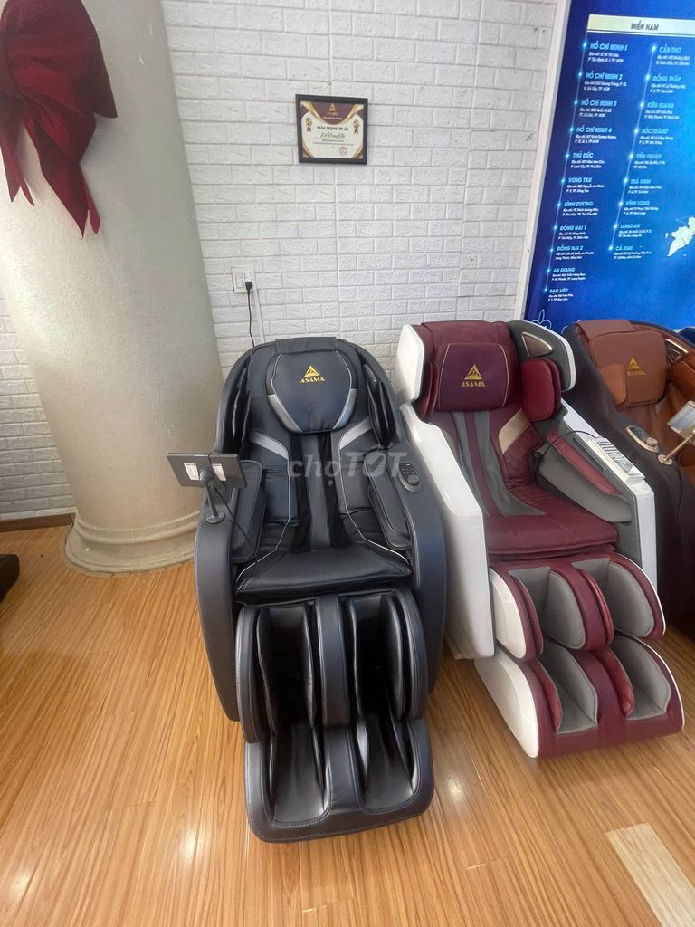Ghế massage ASAMA AS 350 Xanh đen Mới 98%. Mua bán Bàn ghế tại Thành phố Bà Rịa Bà Rịa - Vũng Tàu được đăng bởi lantuongasama hình 1