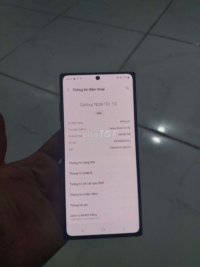 Samsung Galaxy Note 10+ 5G 512GB Đen. Mua bán Điện thoại tại Thành phố Thuận An Bình Dương được đăng bởi Chang hình 1