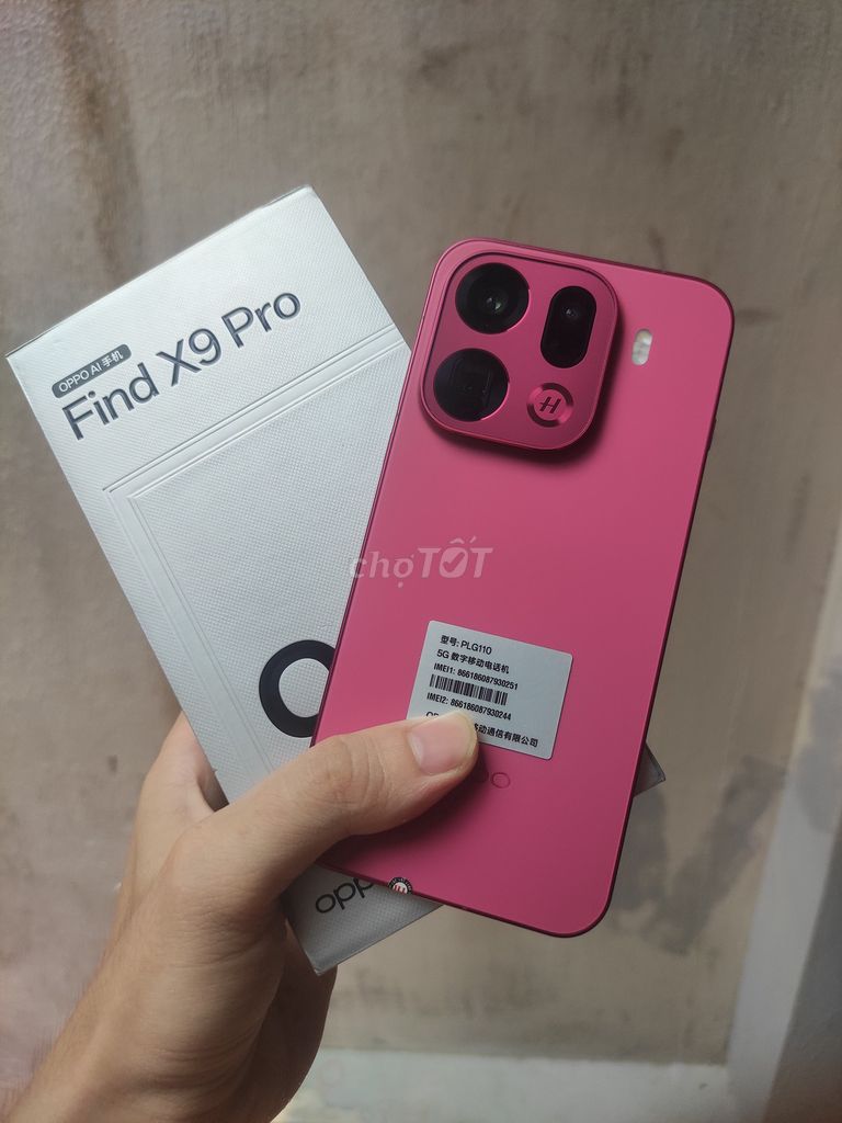Oppo Find X9 Pro 256GB Đỏ nhung 12GB. Mua bán Điện thoại tại Thành phố Nam Định Nam Định được đăng bởi Nguyễn Thành Nam hình 1