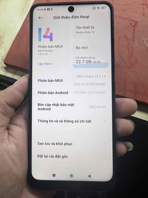 readmi note 12. Mua bán Điện thoại tại Huyện Bình Lục Hà Nam được đăng bởi kỹ sư hẻm