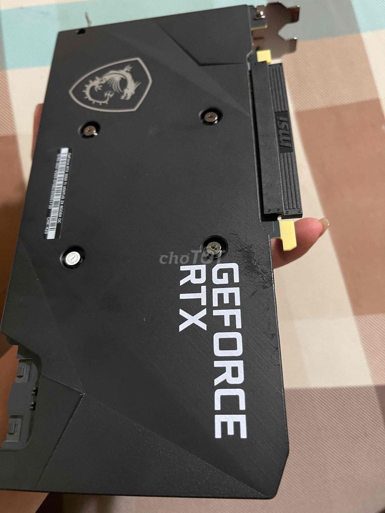 Card đồ họa MSI RTX 3060 Ti Đen Ray Tracing DLSS. Mua bán Linh kiện (RAM, Card...) tại Huyện Trảng Bàng Tây Ninh được đăng bởi Đỗ Minh Luân hình 1