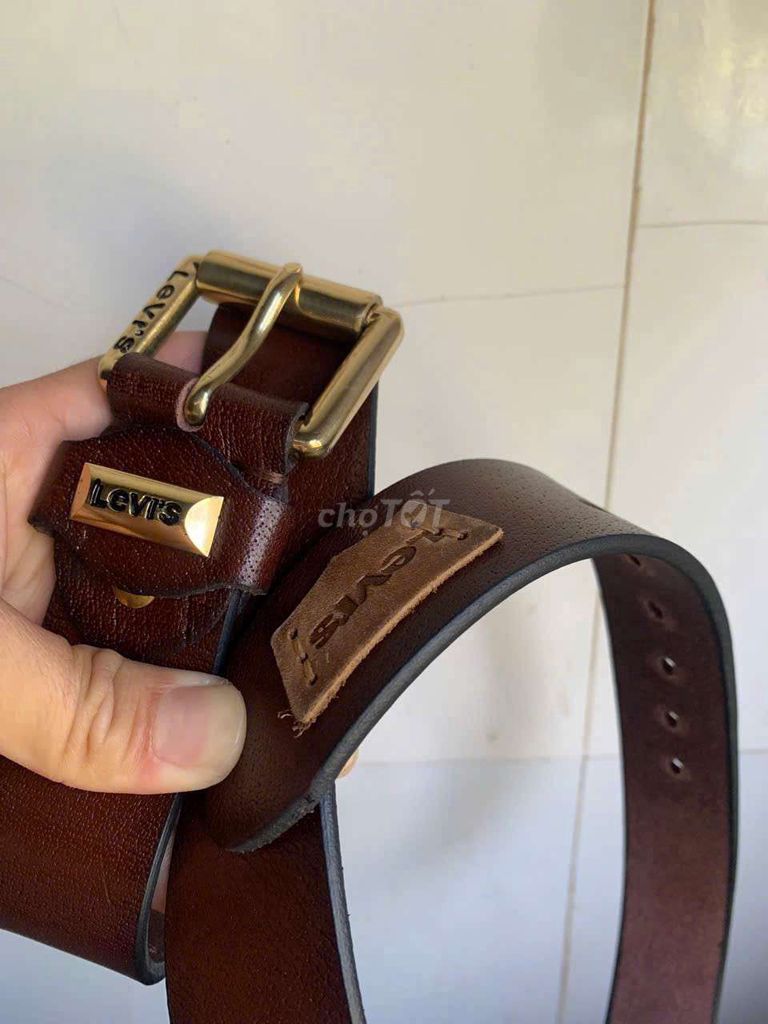 Dây nịt Levis Da bò, Đồng Nâu 123cm. Mua bán Phụ kiện thời trang khác tại Quận 1 Tp Hồ Chí Minh được đăng bởi Ty phạm 2hand hình 1