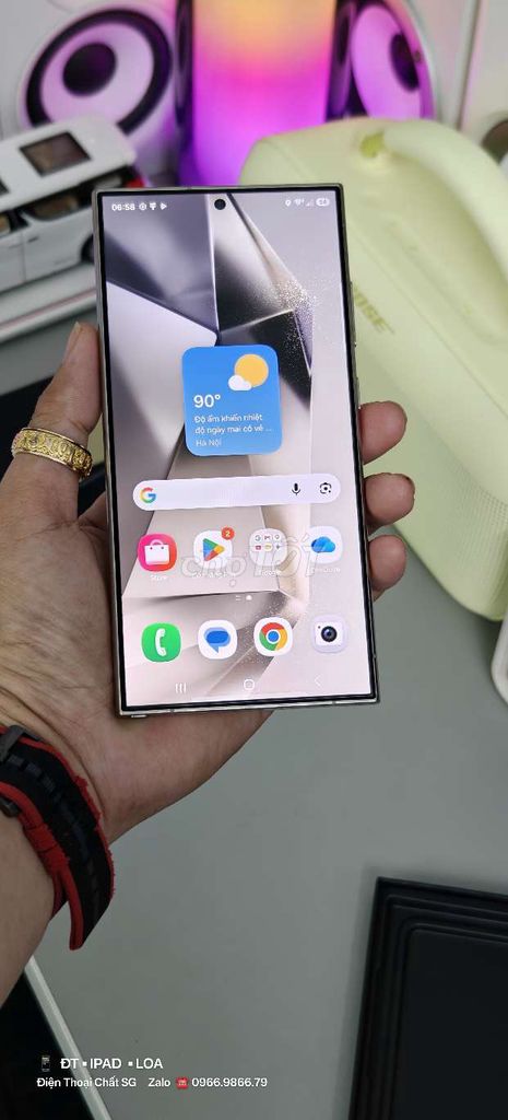 Samsung S24 Ultra 12/256GB Bạc 98.5%. Mua bán Điện thoại tại Quận Tân Bình Tp Hồ Chí Minh được đăng bởi Hùng hình 1