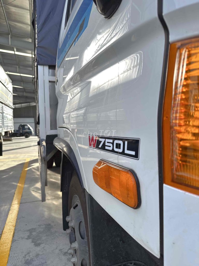 XE HYUNDAI W750 THÙNG BỬNG NHÔM INOX HÀNG SẲN. Mua bán Xe tải, xe ben tại Huyện Châu Thành A Hậu Giang được đăng bởi Đại lý Xe Tải Miền Tây hình 3