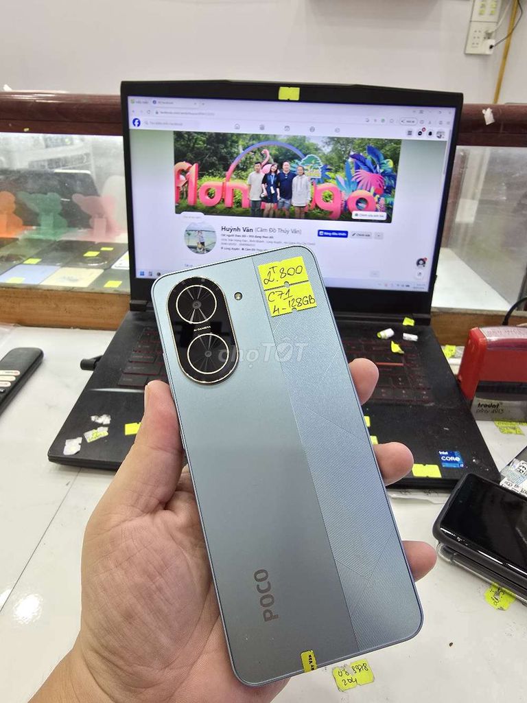 Poco C71 4GB 128GB Xám. Mua bán Điện thoại tại Thành phố Long Xuyên An Giang được đăng bởi Facebook Cầm Đồ Thúy Vân hình 1