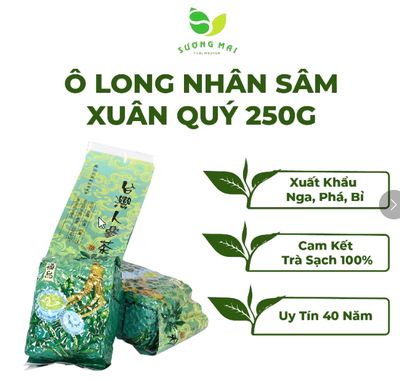 Ô LONG NHÂN SÂM XUÂN QUÝ 250G - SƯƠNG MAI. Mua bán Đồ ăn, thực phẩm và các loại khác tại Quận Hoàng Mai Hà Nội được đăng bởi Siêu thị Anh Tú 88
