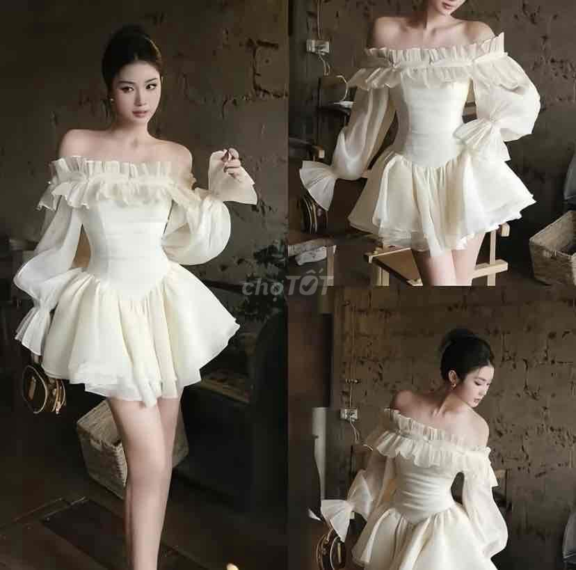Đầm trễ vai CammiHouse HV168 Nữ. Mua bán Quần áo tại Huyện Dầu Tiếng Bình Dương được đăng bởi Ngoc Linh hình 1