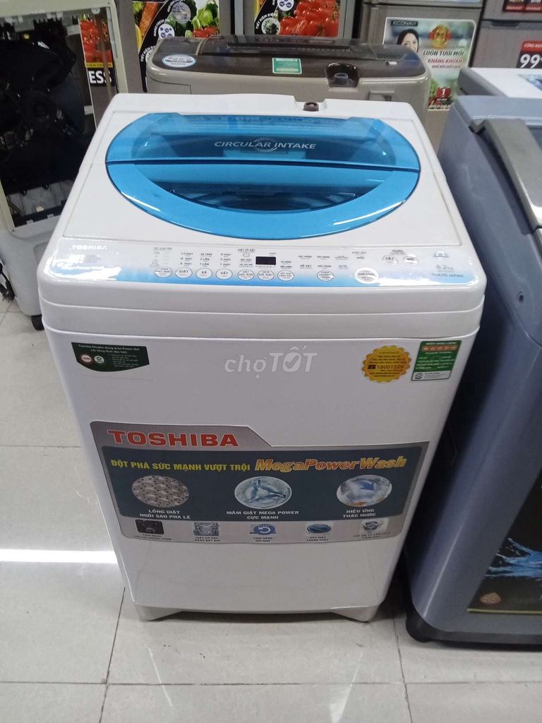 Máy giặt Toshiba 8.2kg. Mua bán Máy giặt tại Huyện Long Thành Đồng Nai được đăng bởi Điện Máy Thanh Lý hình 1