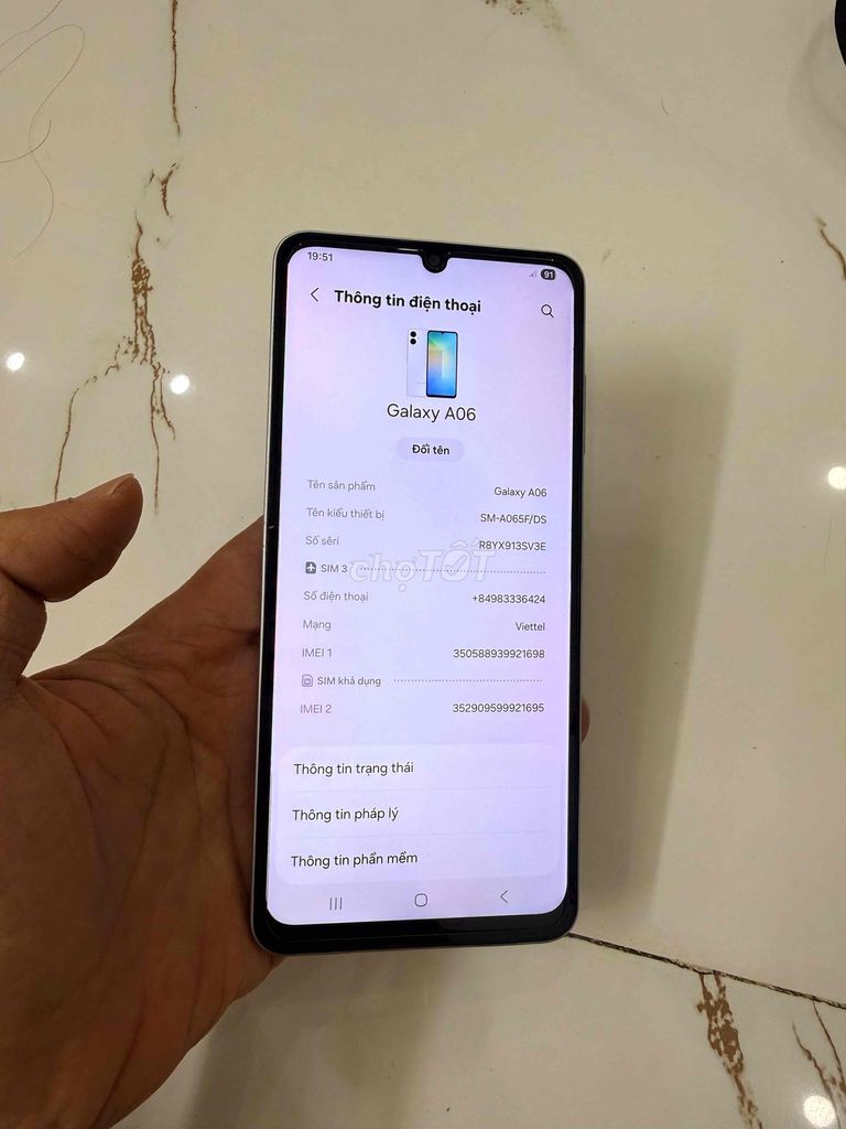 Bán Samsung A06 zin cũ khá đẹp pin 5000. Mua bán Điện thoại tại Quận Hà Đông Hà Nội được đăng bởi Mạnh Mobile hình 1