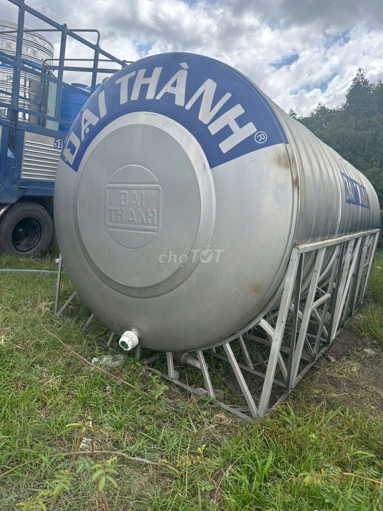Bồn nước Đại Thành Inox 10.000L Nằm cũ. Mua bán Nội thất, đồ gia dụng khác tại Huyện Củ Chi Tp Hồ Chí Minh được đăng bởi Tổng Kho Bồn Nước hình 1