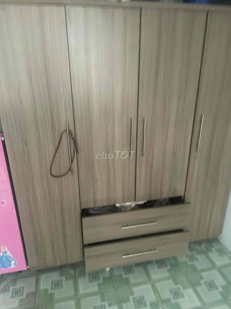 Tủ quần áo gỗ công nghiệp 4 cánh. Mua bán Tủ, kệ gia đình tại Quận 12 Tp Hồ Chí Minh được đăng bởi Nhật hình 1