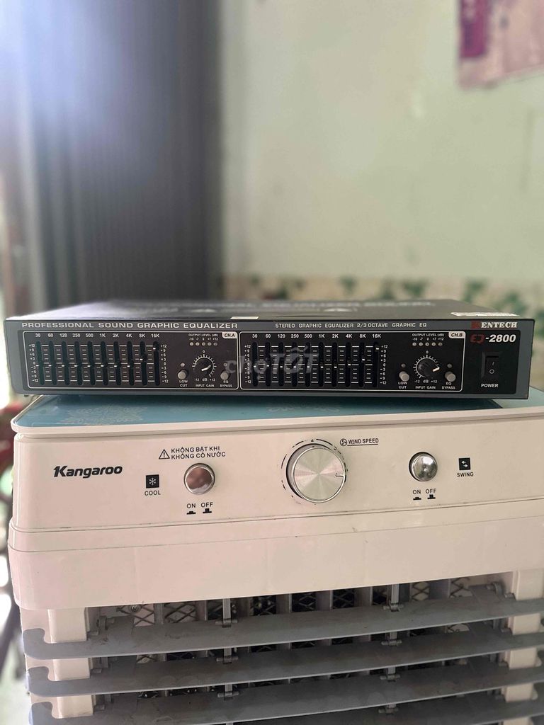 Bộ chỉnh âm thanh Kentech EQ-2800 Đen Đã sử dụng. Mua bán Tivi, Âm thanh tại Huyện Bình Đại Bến Tre được đăng bởi Đồ xưa cũ  hình 1
