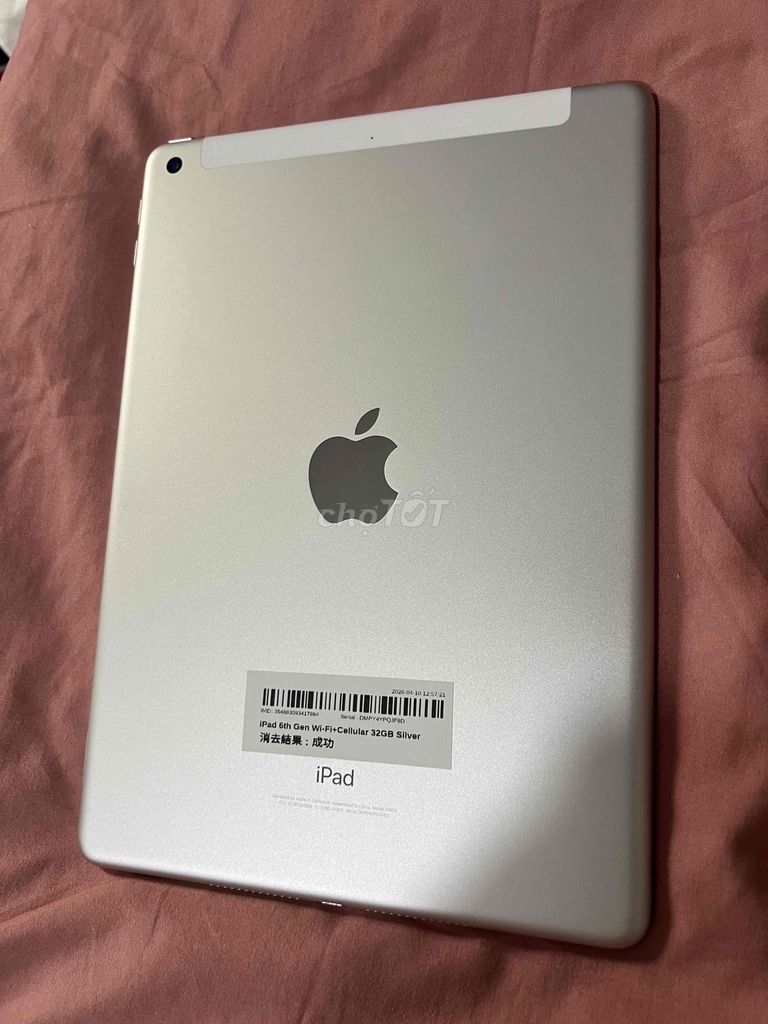 Hàng Xách Tay Nhật |  iPad Gen 6 32GB Bạc. Mua bán Máy tính bảng tại Huyện Mê Linh Hà Nội được đăng bởi Nhat Quang hình 1