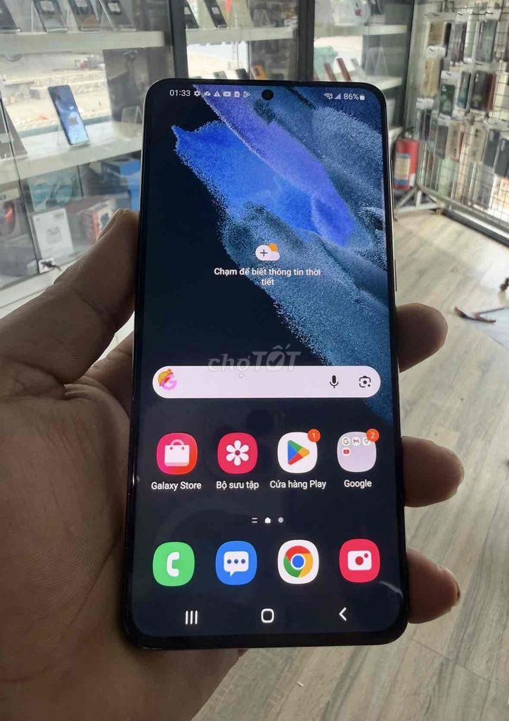 Samsung S21 Plus Ram8/128GB nguyên zin đẹp full. Mua bán Điện thoại tại Quận Bình Tân Tp Hồ Chí Minh được đăng bởi Di Động khmer saigon hình 1