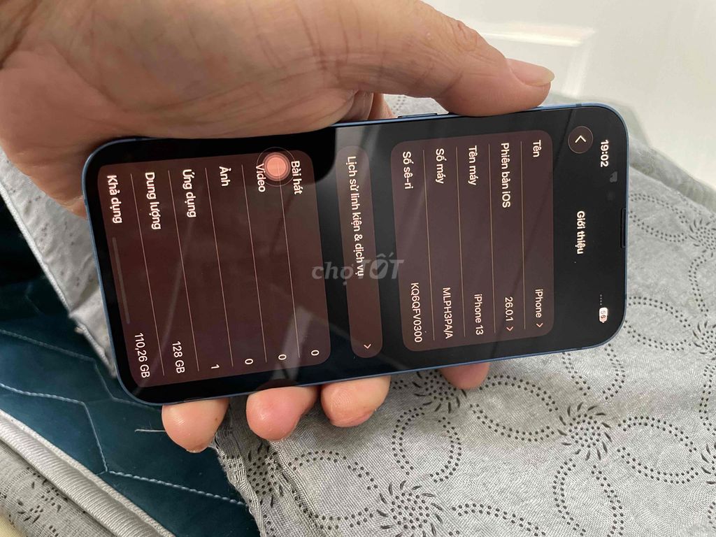 Apple iPhone 13 128GB Xanh dương. Mua bán Điện thoại tại Huyện Hòa Bình Bạc Liêu được đăng bởi saudom hình 1