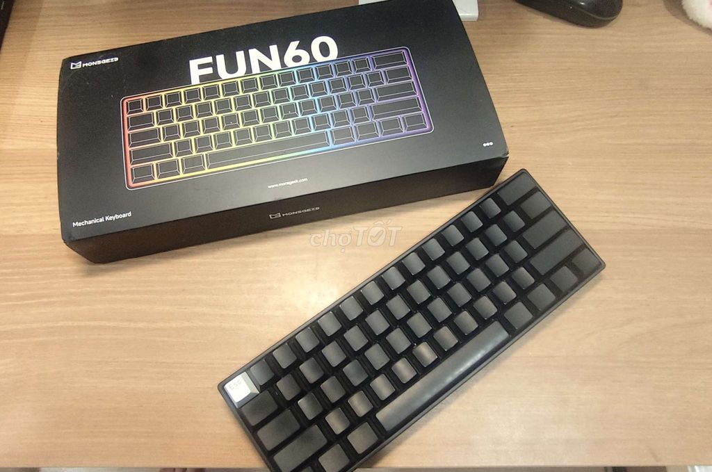 Bàn phím cơ MONSGEEK FUN 60He Pro Đen Rapidtrigger. Mua bán Phụ kiện (Màn hình, Chuột...) tại Thành phố Bắc Giang Bắc Giang được đăng bởi Nguyễn Minh Hiếu hình 1
