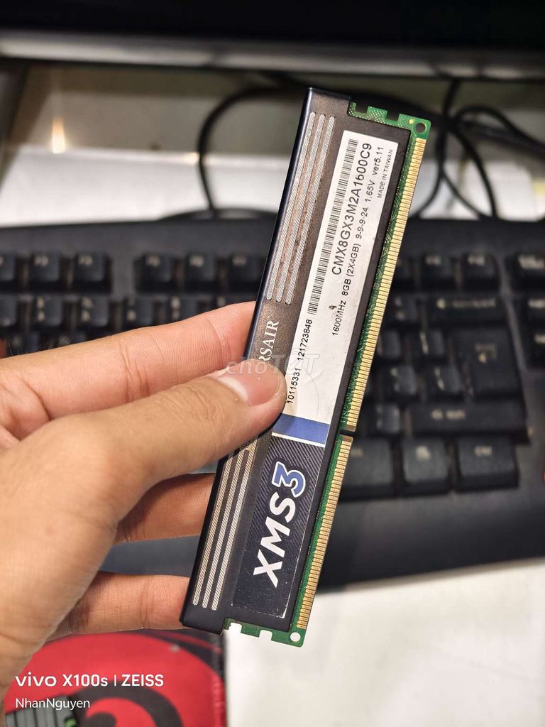 RAM Corsair XMS3 4GB DDR3. Mua bán Linh kiện (RAM, Card...) tại Huyện Phú Tân An Giang được đăng bởi Nhân Nguyễn hình 1