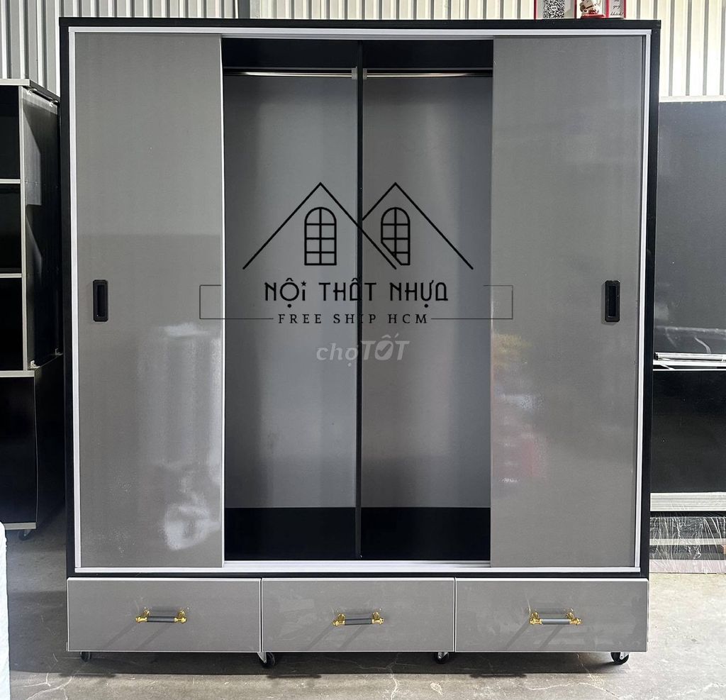 Tủ quần áo Nhựa Xám Tủ quần áo"Tủ quần áo". Mua bán Tủ, kệ gia đình tại Huyện Nhà Bè Tp Hồ Chí Minh được đăng bởi Nội thất giá xưởng hình 1