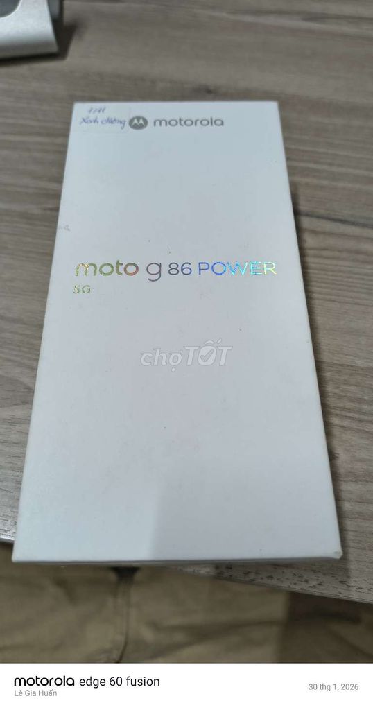 Motorola G86 Power Xanh đậm. Mua bán Điện thoại tại Thành phố Huế Thừa Thiên Huế được đăng bởi Lê Gia Huấn hình 1