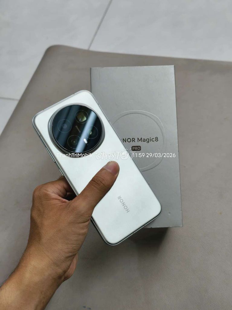 Honor Magic 8 Pro Xanh 16/512 fullbox nội địa. Mua bán Điện thoại tại Quận Gò Vấp Tp Hồ Chí Minh được đăng bởi Thanh Tri hình 1
