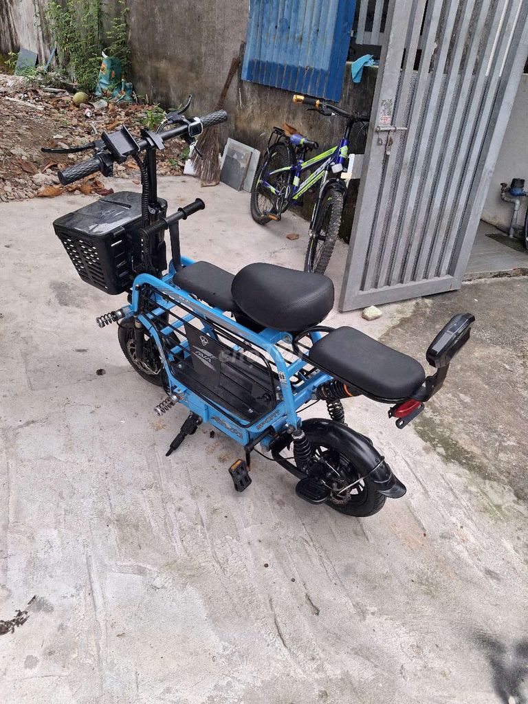 Xe đạp điện AVA màu Xanh. Mua bán Xe điện tại Thành phố Biên Hòa Đồng Nai được đăng bởi Xe Điện Duy Thành hình 2