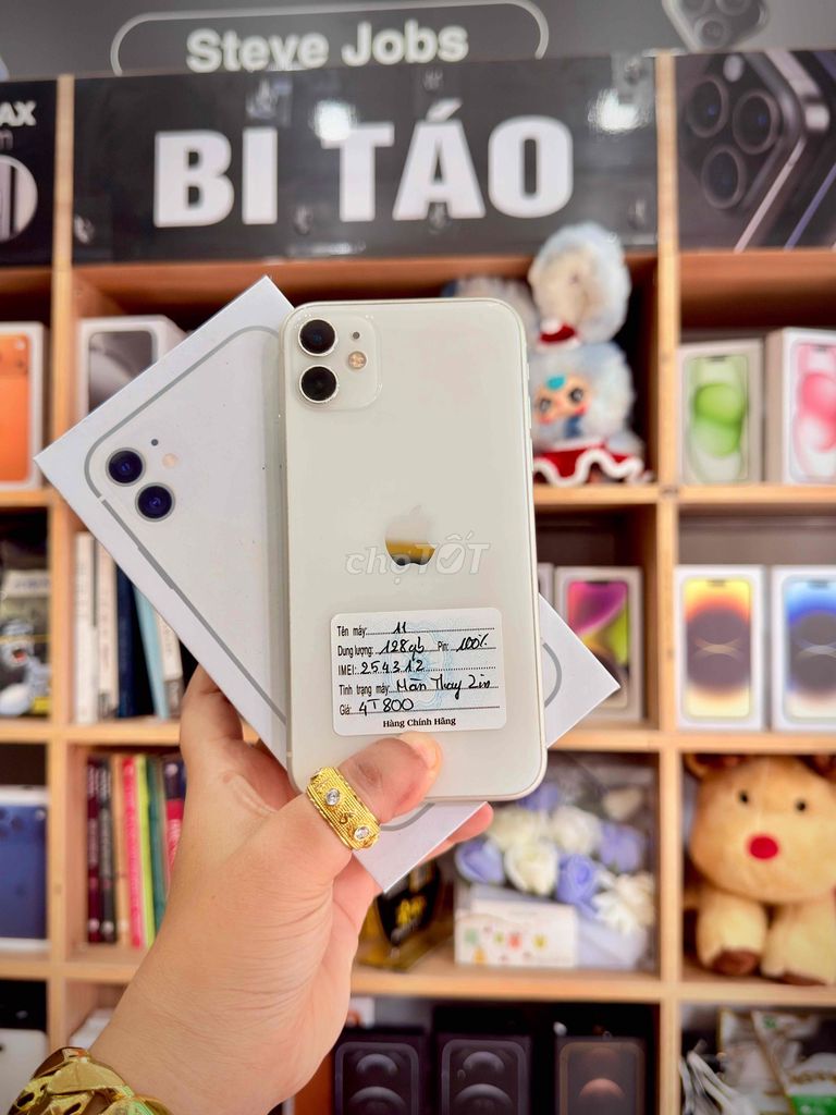 Apple iPhone 11 128GB Trắng. Mua bán Điện thoại tại Thành phố Long Xuyên An Giang được đăng bởi Bi Táo Store hình 1