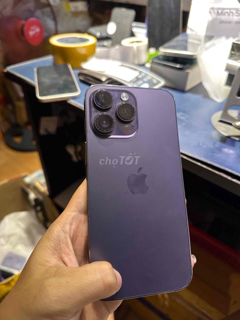 iPhone 14 Pro Max 128GB Tím my lla zin ngyey. Mua bán Điện thoại tại Thành phố Thủ Đức Tp Hồ Chí Minh được đăng bởi Minh Sang Store Góp Bao Nợ Xấu hình 1
