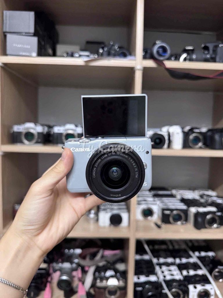 Máy ảnh Canon M10 Xám. Mua bán Máy ảnh, Máy quay tại Quận Liên Chiểu Đà Nẵng được đăng bởi Ty camera  Đà Nẵng hình 1
