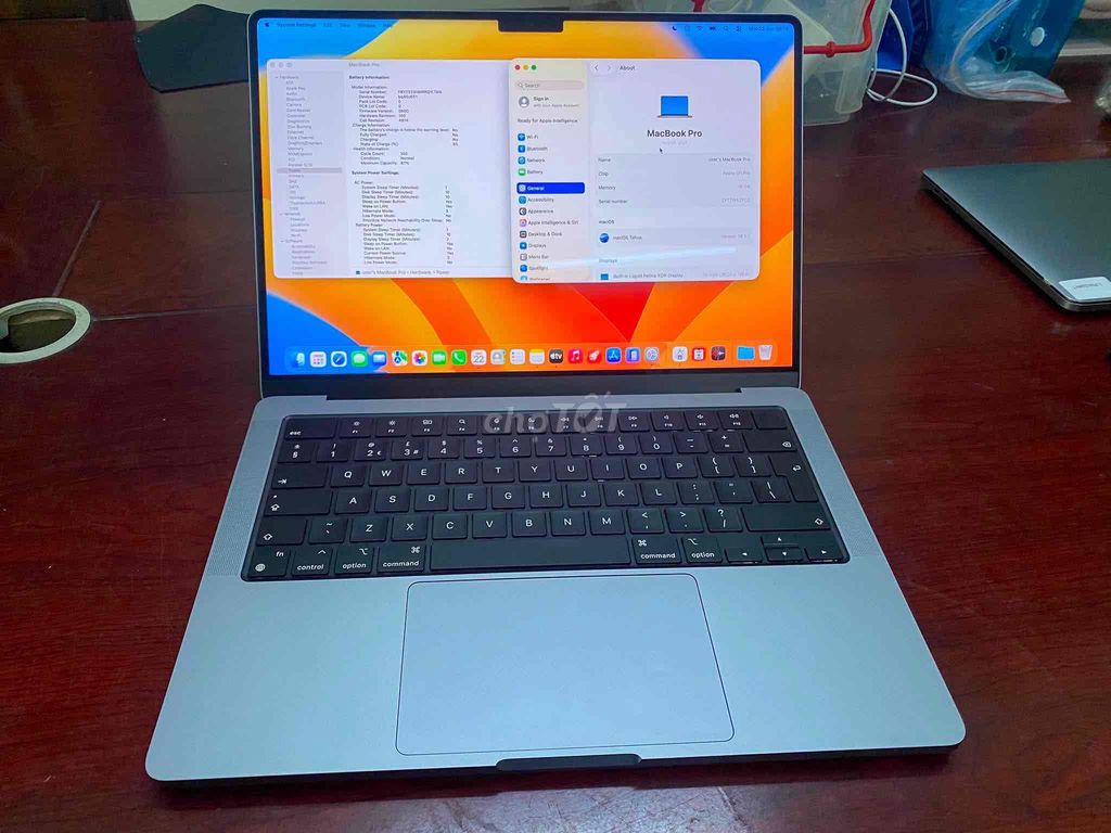 Apple MacBook Pro 14 inch M1 Pro 16GB/512GB Bạc. Mua bán Laptop tại Quận Cầu Giấy Hà Nội được đăng bởi Minh Khuê hình 1