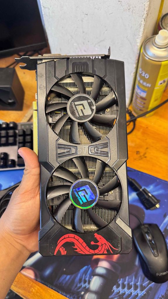 Card đồ họa RX570 4GB DVI. Mua bán Linh kiện (RAM, Card...) tại Thành phố Thủ Dầu Một Bình Dương được đăng bởi Tài hình 1