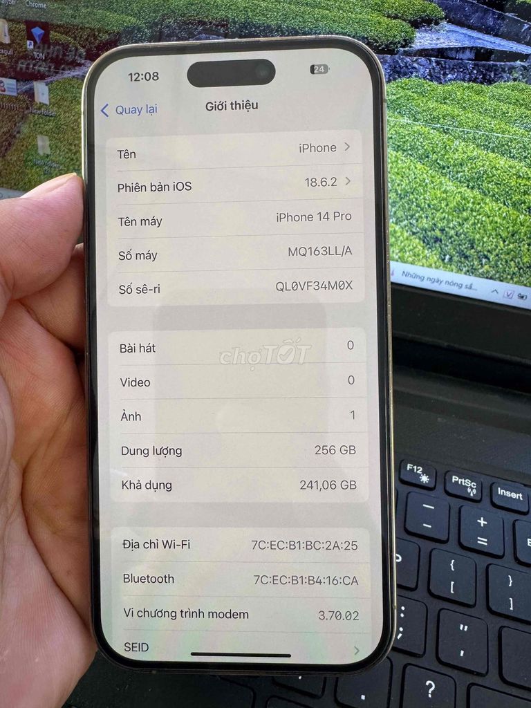 Apple iPhone 14 Pro 256GB Vàng. Mua bán Điện thoại tại Quận 6 Tp Hồ Chí Minh được đăng bởi QUỐC THIÊN BÁN GÓP 0 ĐỒNG  hình 1