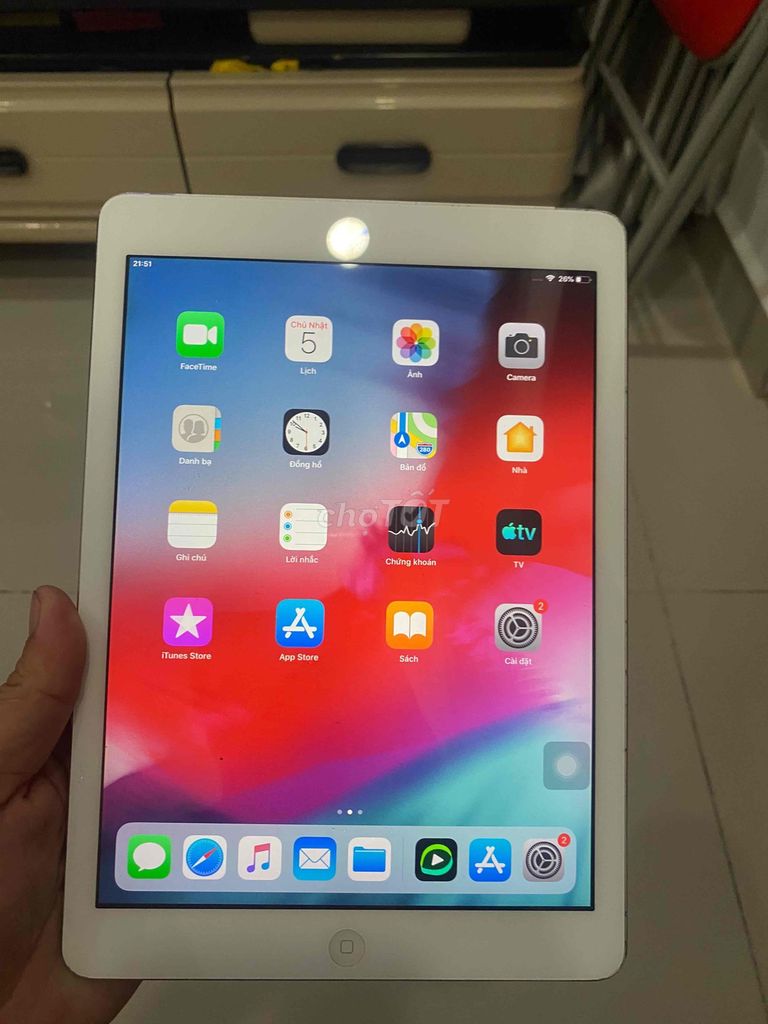 Apple iPad Air 32GB Bạc. Mua bán Máy tính bảng tại Huyện Nhà Bè Tp Hồ Chí Minh được đăng bởi RuBy hình 1