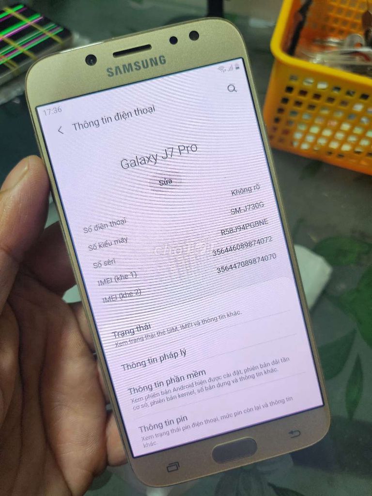 Samsung Galaxy A5 (2017) Vàng Đã qua sử dụng. Mua bán Điện thoại tại Thị xã Tân Uyên Bình Dương được đăng bởi Được hình 1