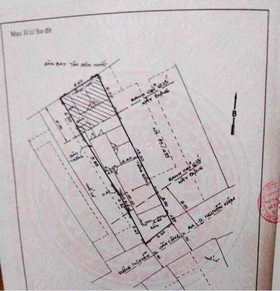 Bán mặt tiền nguyễn văn công 6x24m nở hậu vị trí đẹp