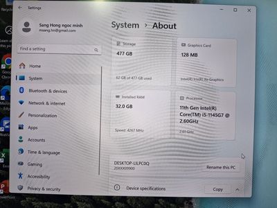 Lenovo Thinkpad X1 Carbon Gen 9, Code I5 - 1145G7. Mua bán Laptop tại Quận Bình Thạnh Tp Hồ Chí Minh được đăng bởi Doan Viet Cuong