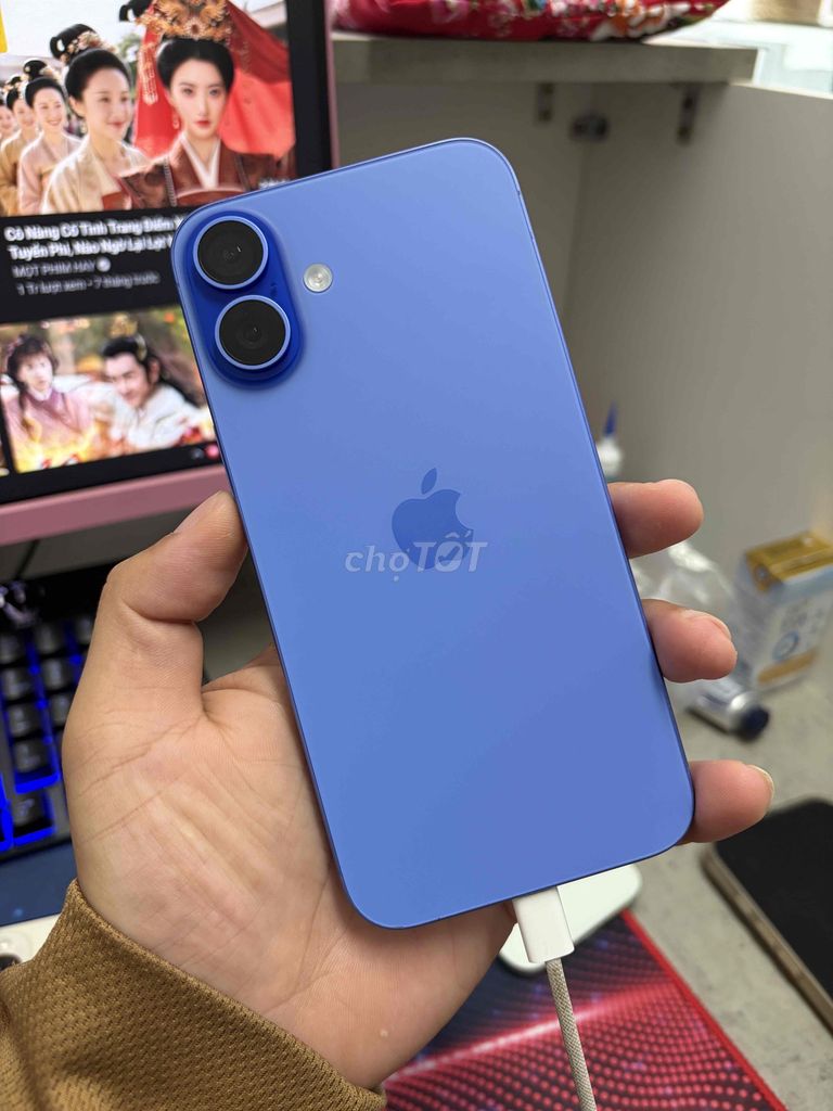 iPhone 16 Plus 256GB Xanh QT Mỹ Góp Bao Đậu. Mua bán Điện thoại tại Thành phố Bến Tre Bến Tre được đăng bởi Lộc Giàuuuu hình 1