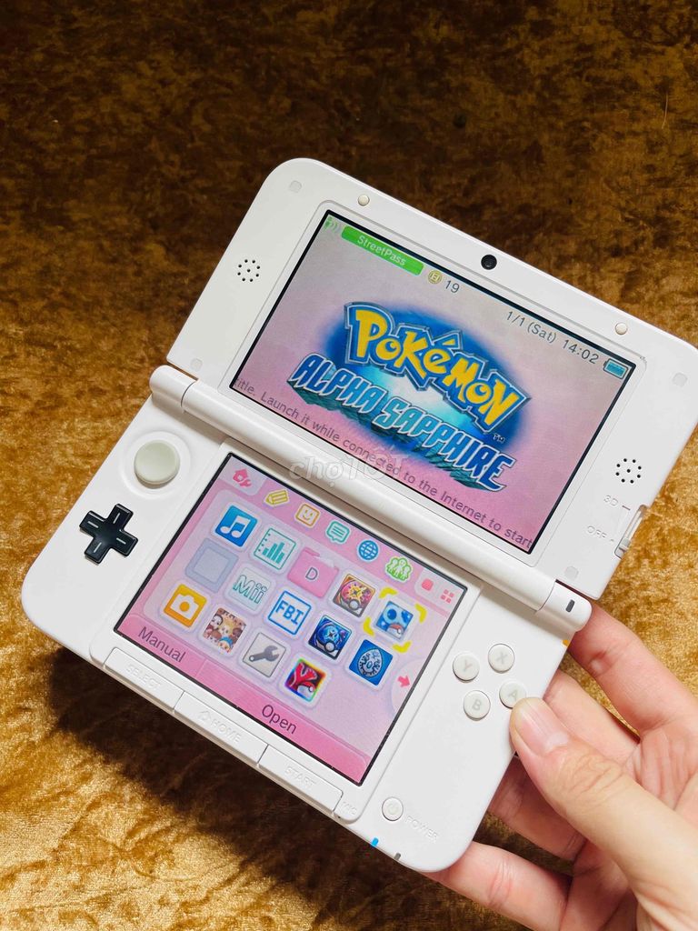 Nintendo 3DS XL Fullgame Hồng 32GB