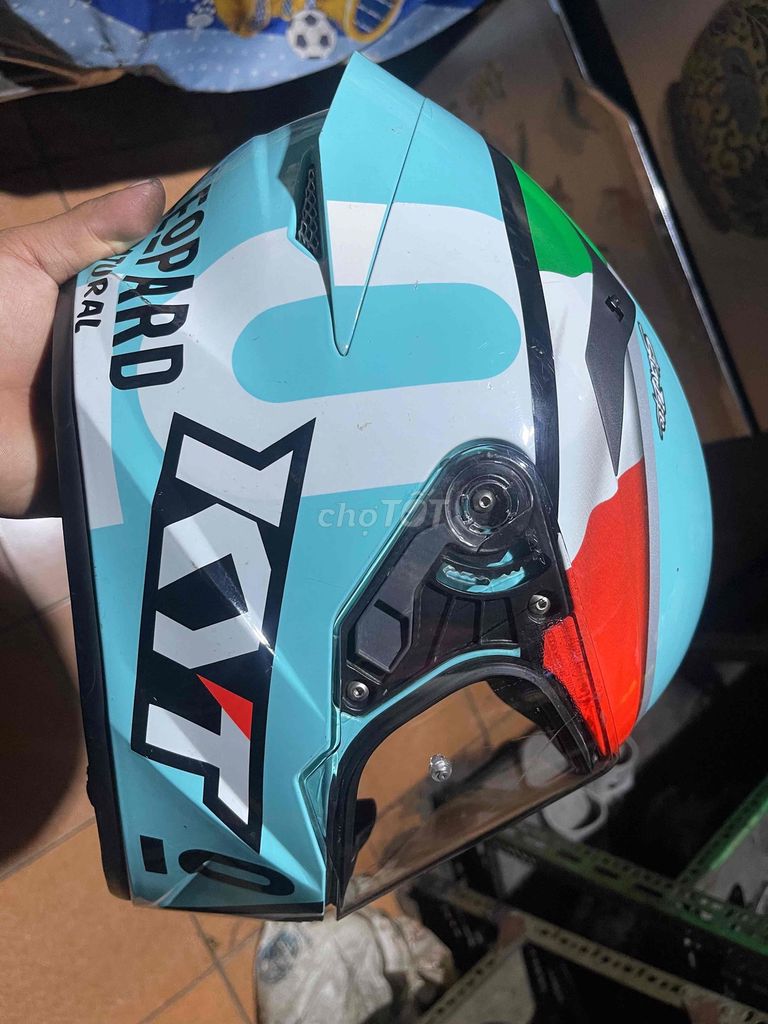 Mũ bảo hiểm KYT Leopard Xanh dương. Mua bán Phụ kiện thời trang khác tại Quận Bình Tân Tp Hồ Chí Minh được đăng bởi lợi nguyễn hình 1