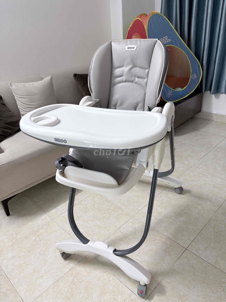 Ghế ăn dặm Umoo chỉnh độ cao, ngả lưng. Mua bán Mẹ và bé tại Quận 4 Tp Hồ Chí Minh được đăng bởi Đăng Quang hình 1