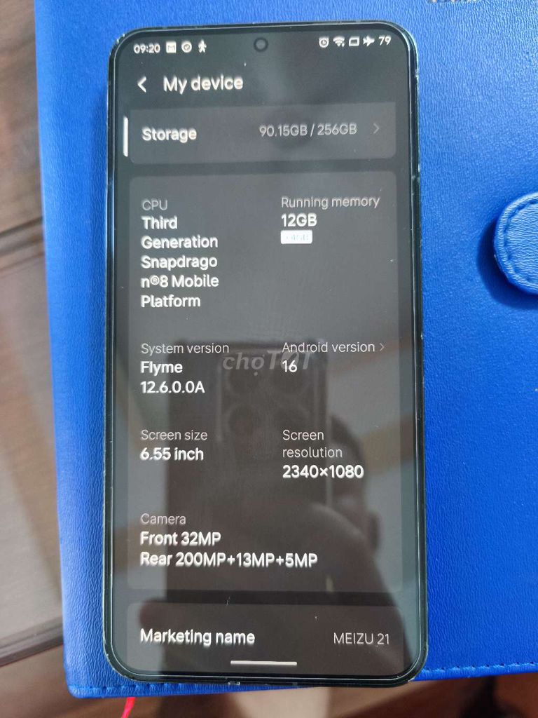 Meizu 21 256GB Đen. Mua bán Điện thoại tại Quận Hải An Hải Phòng được đăng bởi nguyễn văn thiện hình 1