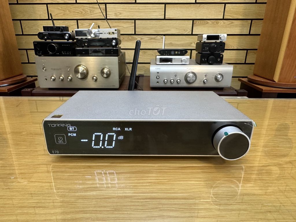 DAC Topping E70 Velvet Bạc. Mua bán Tivi, Âm thanh tại Quận 12 Tp Hồ Chí Minh được đăng bởi Shop Tiến Dũng audio Sài Gòn hình 1