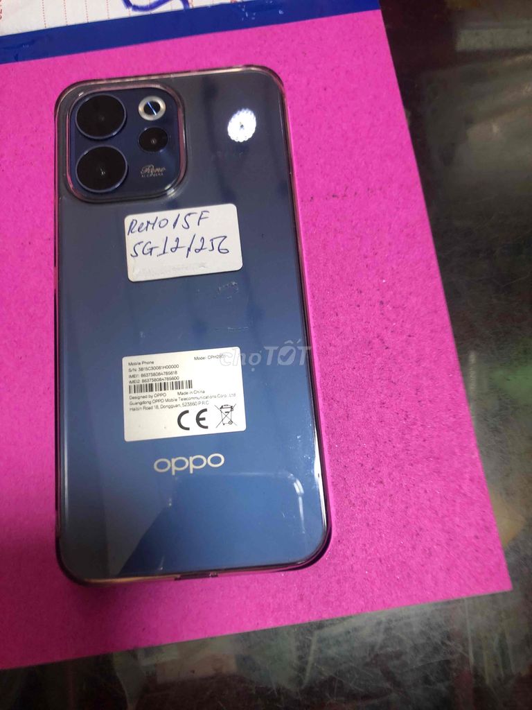 Oppo Reno 15F 5G 256GB Xanh. Mua bán Điện thoại tại Quận 11 Tp Hồ Chí Minh được đăng bởi Bui thủy  hình 1