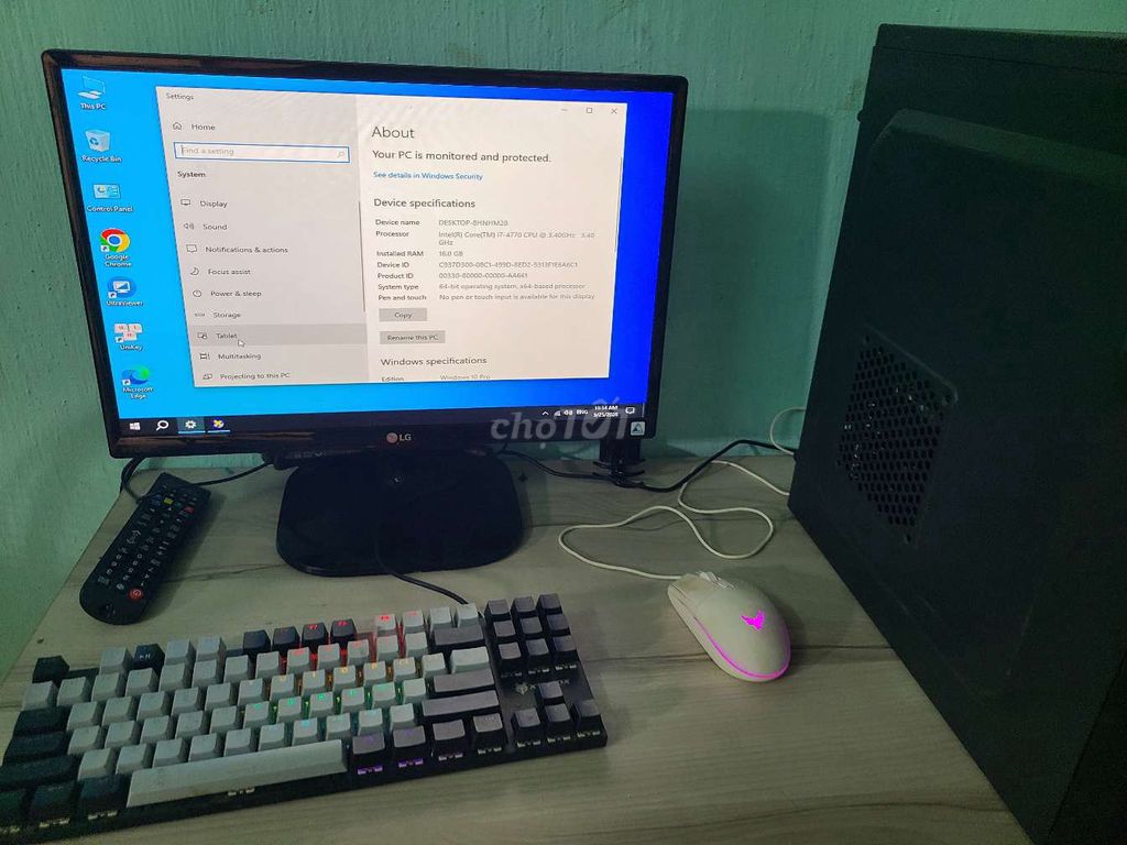 Máy tính để bàn i7-4770 16GB/250GB. Mua bán Máy tính để bàn tại Thành phố Đồng Xoài Bình Phước được đăng bởi Thanh Tuyền hình 1