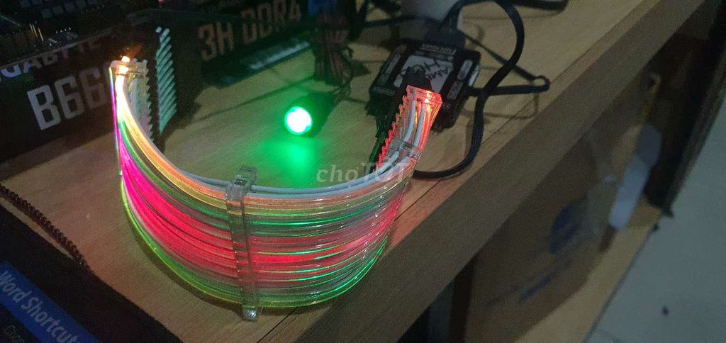 Dây nối dài 24pin rgb kèm hub