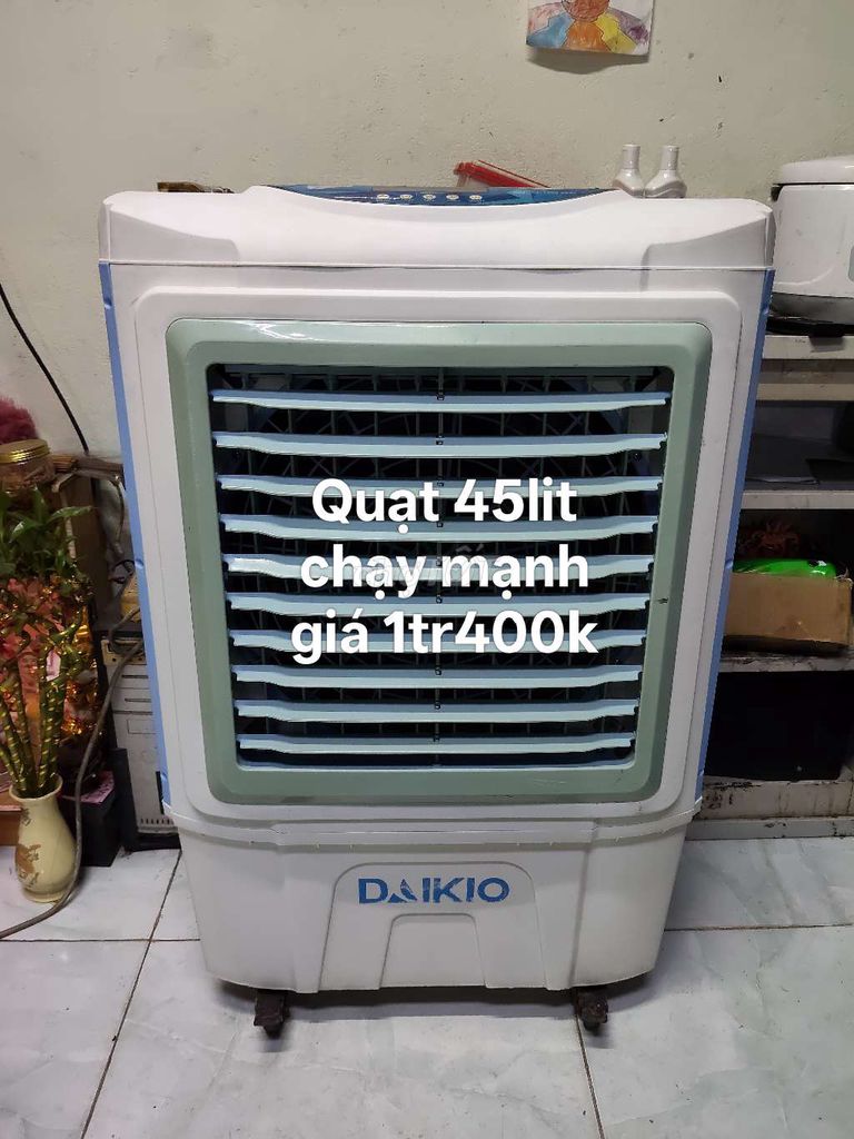 Quạt điều hòa Daikio 45 lít Trắng. Mua bán Quạt tại Quận Cẩm Lệ Đà Nẵng được đăng bởi Quạt củ giá ok hình 1