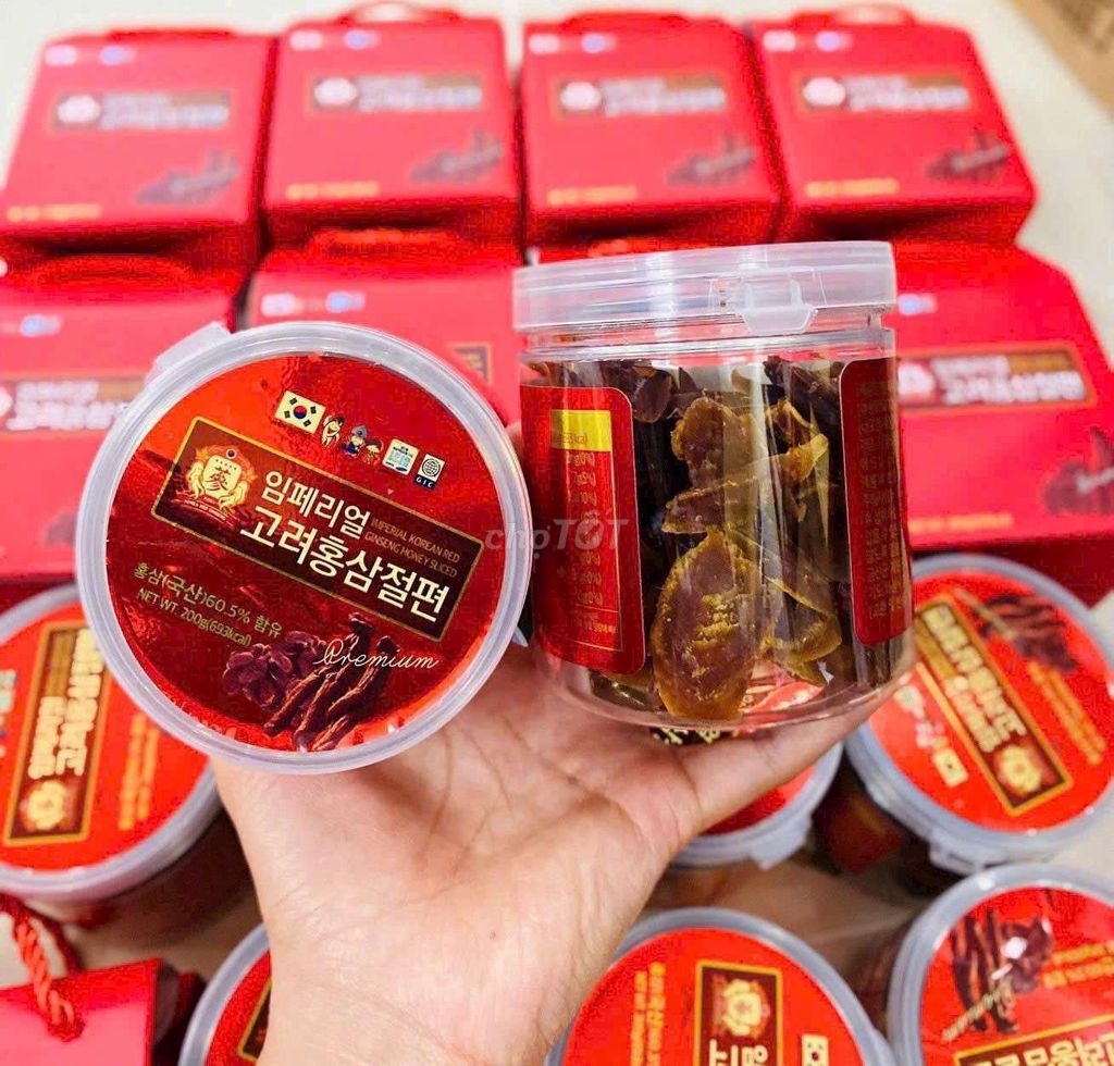 Hồng sâm lát Imperial Korean Red Ginseng. Mua bán Đồ ăn, thực phẩm và các loại khác tại Thành phố Thủ Đức Tp Hồ Chí Minh được đăng bởi Nguyễn Trỗi hình 1