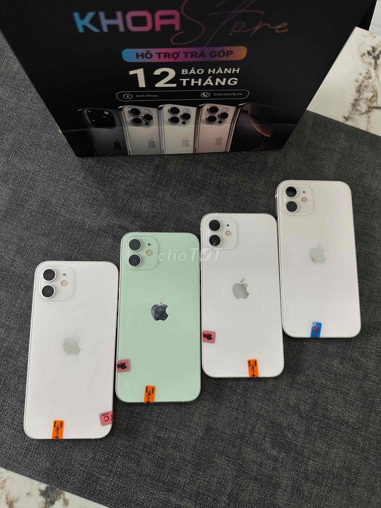 Apple iPhone 12 128GB Trắng Xanh. Mua bán Điện thoại tại Quận Liên Chiểu Đà Nẵng được đăng bởi KHOA STORE hình 1