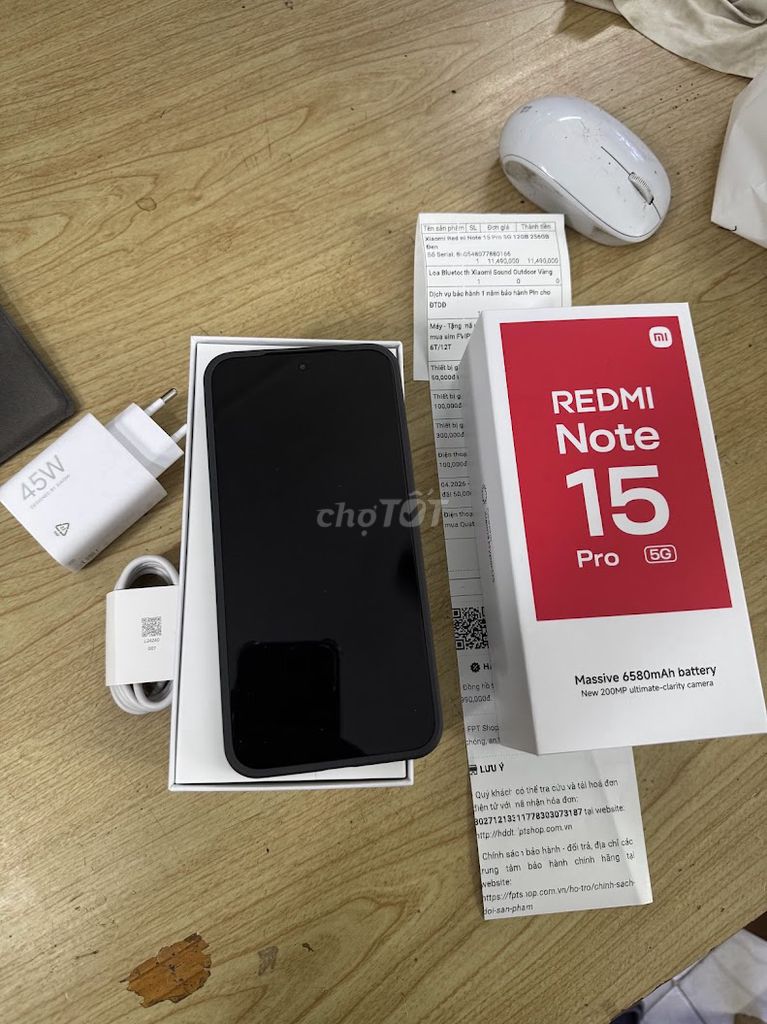 Xiaomi Redmi Note 15 Pro 256GB Đen. Mua bán Điện thoại tại Quận Đống Đa Hà Nội được đăng bởi thắng mobile mua bán điện thoại hình 1