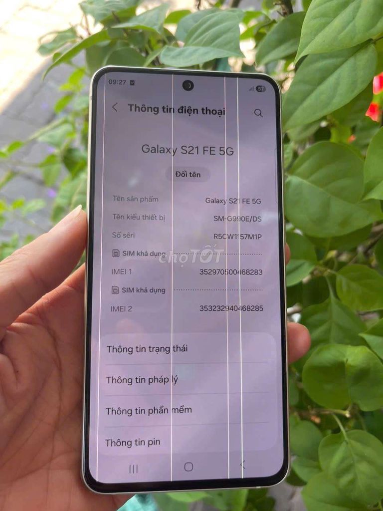 Samsung S21 FE 5G 8GB/128GB Xám. Mua bán Điện thoại tại Thành phố Vũng Tàu Bà Rịa - Vũng Tàu được đăng bởi Kem hình 1