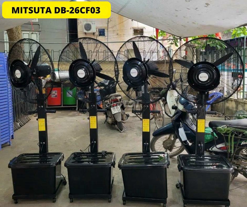 Quạt phun sương Mitsuta DB-26CF03 Đen. Mua bán Quạt tại Quận Thanh Xuân Hà Nội được đăng bởi HUYENTHAMxinhgai hình 1